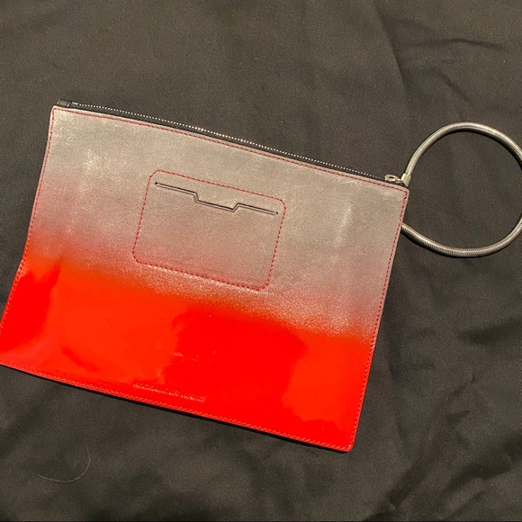 Alexander Wang Leather Clutch Rare - Picture 3 of 6